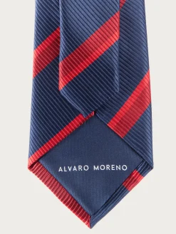 Corbatas|Corbatas-Alvaro Moreno CORBATA JACQUARD MF Azul Marino