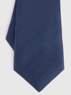 Corbatas|Corbatas-Alvaro Moreno CORBATA JACQUARD MF Azul Marino