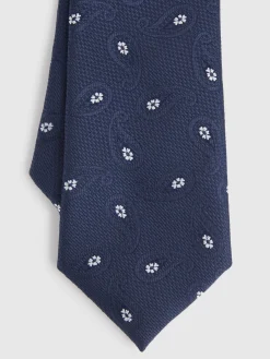 Corbatas|Corbatas-Alvaro Moreno CORBATA JACQUARD MF Azul Marino
