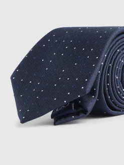 Corbatas|Corbatas-Alvaro Moreno CORBATA JACQUARD MF Azul Marino