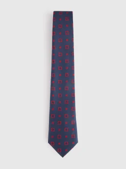 Corbatas|Corbatas-Alvaro Moreno CORBATA JACQUARD MF Azul Marino