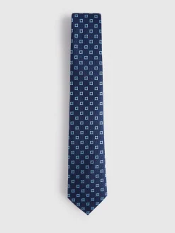 Corbatas|Corbatas-Alvaro Moreno CORBATA JACQUARD MF Azul Marino