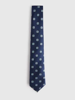 Corbatas|Corbatas-Alvaro Moreno CORBATA JACQUARD MF Azul Marino