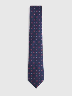 Corbatas|Corbatas-Alvaro Moreno CORBATA JACQUARD MF Azul Marino