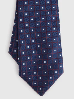 Corbatas|Corbatas-Alvaro Moreno CORBATA JACQUARD MF Azul Marino