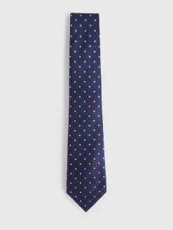 Corbatas|Corbatas-Alvaro Moreno CORBATA JACQUARD MF Azul Marino