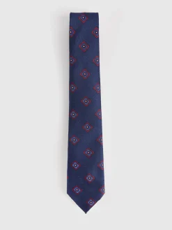 Corbatas|Corbatas-Alvaro Moreno CORBATA JACQUARD MF Azul Marino