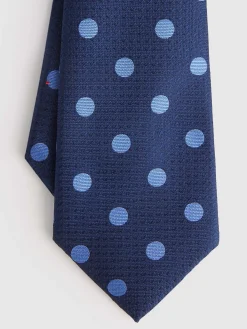 Corbatas|Corbatas-Alvaro Moreno CORBATA JACQUARD MF Azul Marino