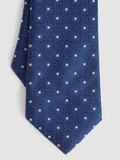 Corbatas|Corbatas-Alvaro Moreno CORBATA JACQUARD MF Azul Marino