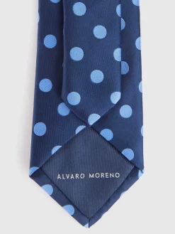 Corbatas|Corbatas-Alvaro Moreno CORBATA JACQUARD MF Azul Marino