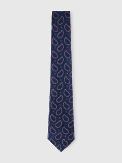 Corbatas|Corbatas-Alvaro Moreno CORBATA JACQUARD MF Azul Marino
