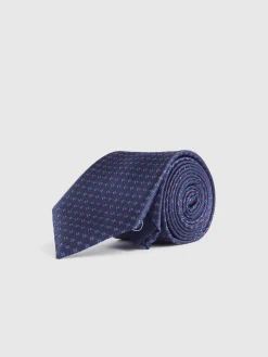 Corbatas|Corbatas-Alvaro Moreno CORBATA JACQUARD MF Azul Marino
