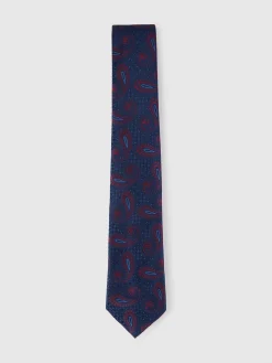Corbatas|Corbatas-Alvaro Moreno CORBATA JACQUARD MF Azul Marino