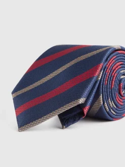 Corbatas|Corbatas-Alvaro Moreno CORBATA JACQUARD MF Azul Marino