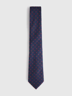 Corbatas|Corbatas-Alvaro Moreno CORBATA JACQUARD MF Azul Marino