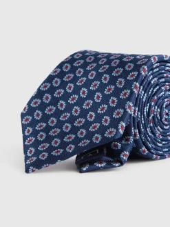 Corbatas|Corbatas-Alvaro Moreno CORBATA JACQUARD MF Azul Marino