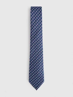Corbatas|Corbatas-Alvaro Moreno CORBATA JACQUARD MF Azul Marino