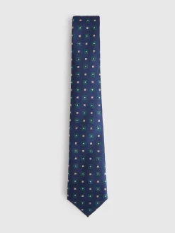 Corbatas|Corbatas-Alvaro Moreno CORBATA JACQUARD MF Azul Marino