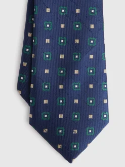 Corbatas|Corbatas-Alvaro Moreno CORBATA JACQUARD MF Azul Marino