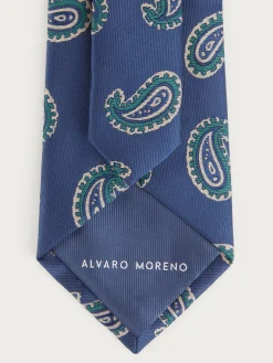Corbatas|Corbatas-Alvaro Moreno CORBATA JACQUARD MF Azul Marino