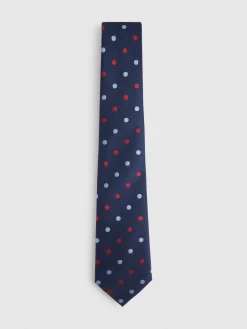 Corbatas|Corbatas-Alvaro Moreno CORBATA JACQUARD MF Azul Marino