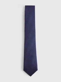 Corbatas|Corbatas-Alvaro Moreno CORBATA JACQUARD MF Azul Marino