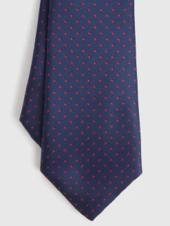 Corbatas|Corbatas-Alvaro Moreno CORBATA JACQUARD MF Azul Marino