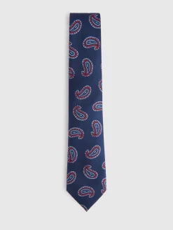 Corbatas|Corbatas-Alvaro Moreno CORBATA JACQUARD MF Azul Marino