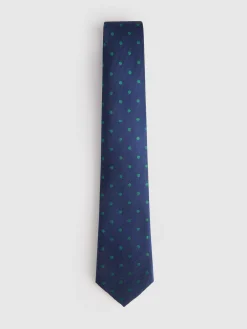 Corbatas|Corbatas-Alvaro Moreno CORBATA JACQUARD MF Azul Marino