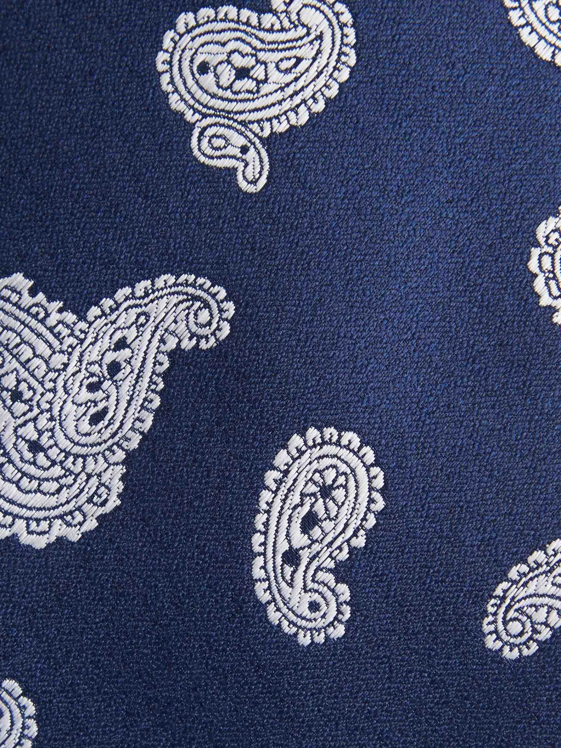 Corbatas|Corbatas-Alvaro Moreno CORBATA JACQUARD MF Azul Marino