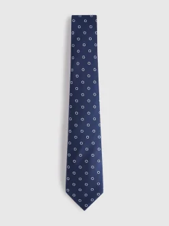 Corbatas|Corbatas-Alvaro Moreno CORBATA JACQUARD MF Azul Marino