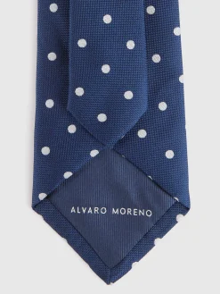 Corbatas|Corbatas-Alvaro Moreno CORBATA JACQUARD MF Azul Marino