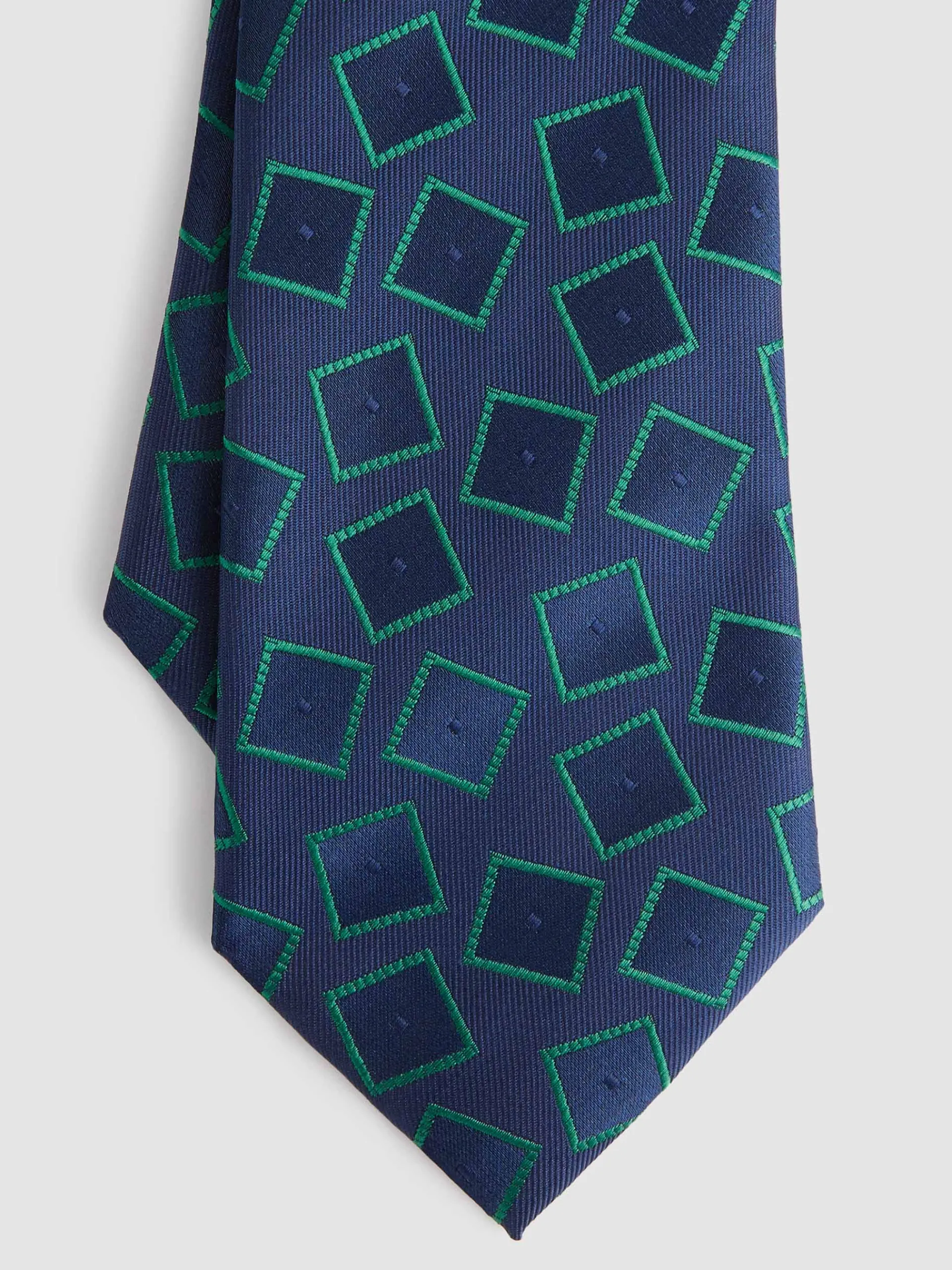 Corbatas|Corbatas-Alvaro Moreno CORBATA JACQUARD MF Azul Marino
