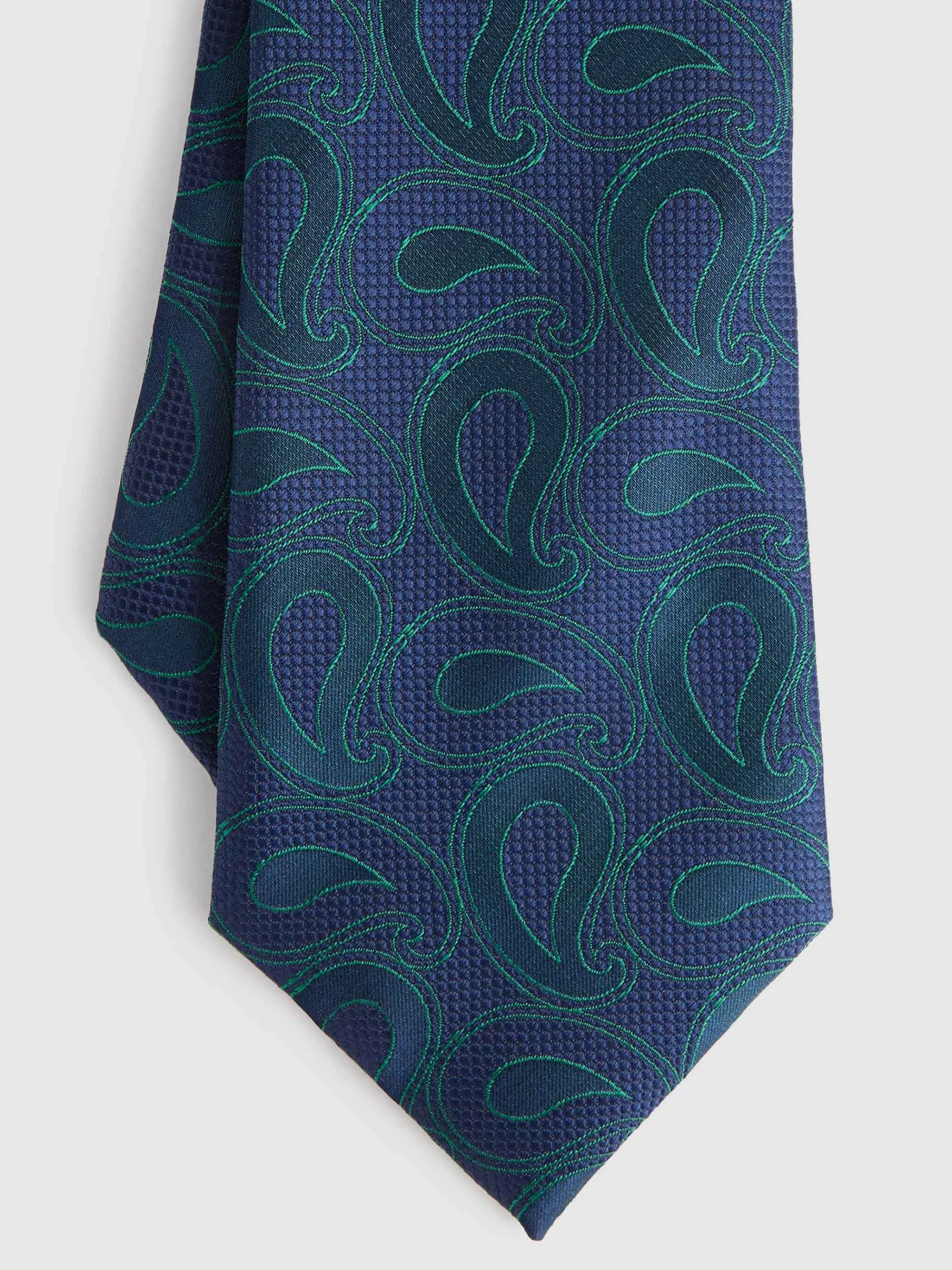 Corbatas|Corbatas-Alvaro Moreno CORBATA JACQUARD MF Azul Marino
