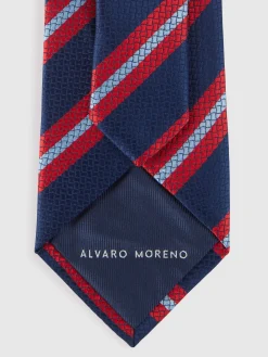 Corbatas|Corbatas-Alvaro Moreno CORBATA JACQUARD MF Azul Marino