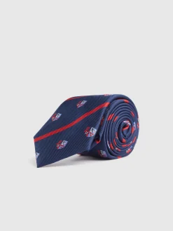 Corbatas|Corbatas-Alvaro Moreno CORBATA JACQUARD MF Azul Marino