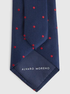 Corbatas|Corbatas-Alvaro Moreno CORBATA JACQUARD MF Azul Marino