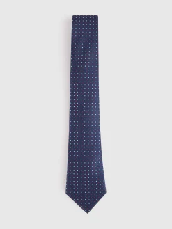 Corbatas|Corbatas-Alvaro Moreno CORBATA JACQUARD MF Azul Marino