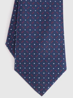 Corbatas|Corbatas-Alvaro Moreno CORBATA JACQUARD MF Azul Marino