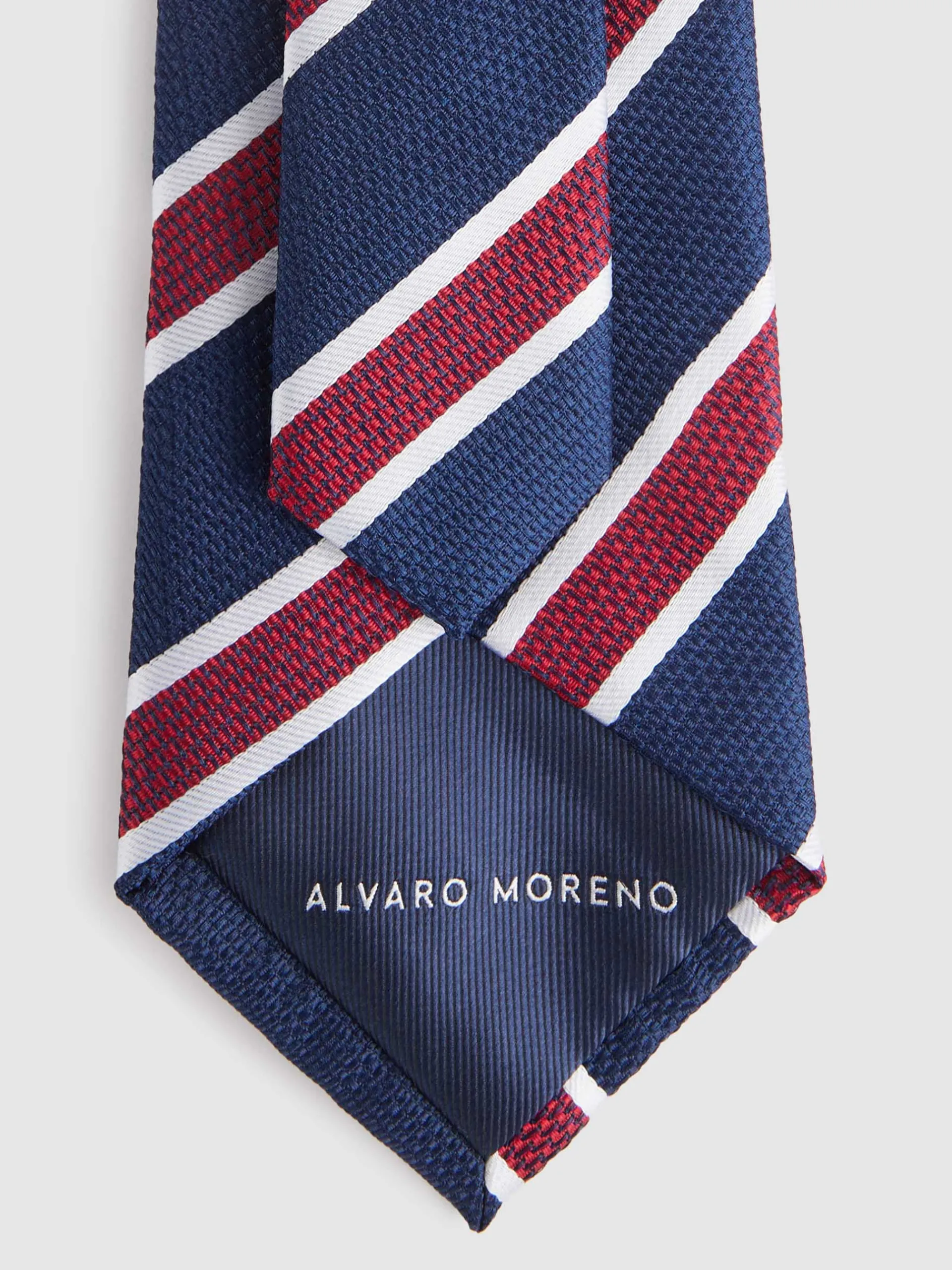 Corbatas|Corbatas-Alvaro Moreno CORBATA JACQUARD MF Azul Marino