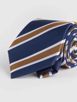 Corbatas|Corbatas-Alvaro Moreno CORBATA JACQUARD MF Azul Marino