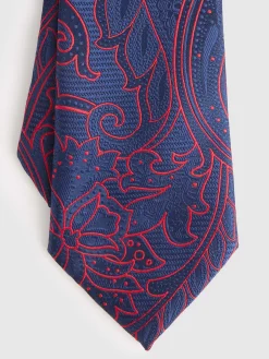 Corbatas|Corbatas-Alvaro Moreno CORBATA JACQUARD MF Azul Marino