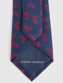 Corbatas|Corbatas-Alvaro Moreno CORBATA JACQUARD MF Azul Marino