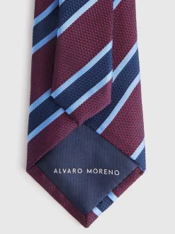 Corbatas|Corbatas-Alvaro Moreno CORBATA JACQUARD MF Azul Marino