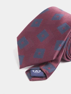 Corbatas|Corbatas-Alvaro Moreno CORBATA JACQUARD MF Burdeos