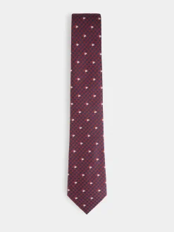 Corbatas|Corbatas-Alvaro Moreno CORBATA JACQUARD MF Burdeos