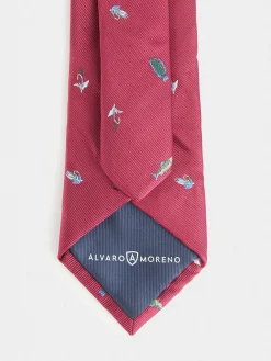 Corbatas|Corbatas-Alvaro Moreno CORBATA JACQUARD MF Burdeos
