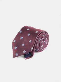 Corbatas|Corbatas-Alvaro Moreno CORBATA JACQUARD MF Burdeos