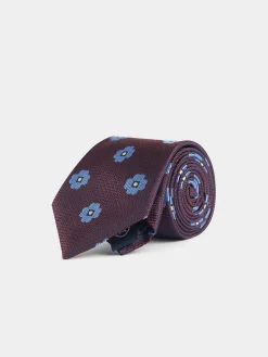 Corbatas|Corbatas-Alvaro Moreno CORBATA JACQUARD MF Burdeos