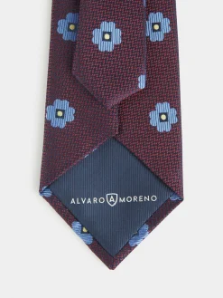 Corbatas|Corbatas-Alvaro Moreno CORBATA JACQUARD MF Burdeos
